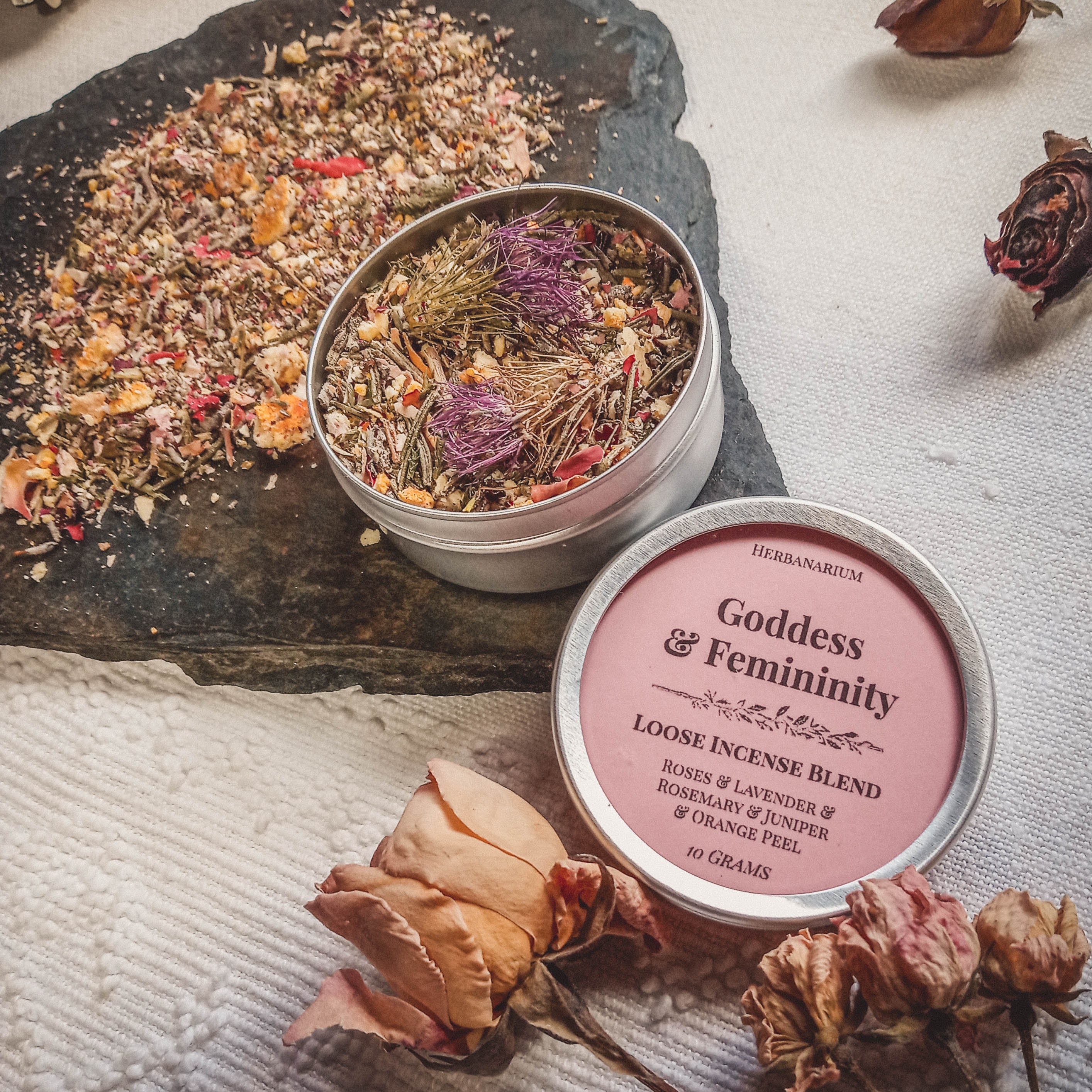 Goddess & Femininity Loose Incense Blend Herbs for Burning Etsy