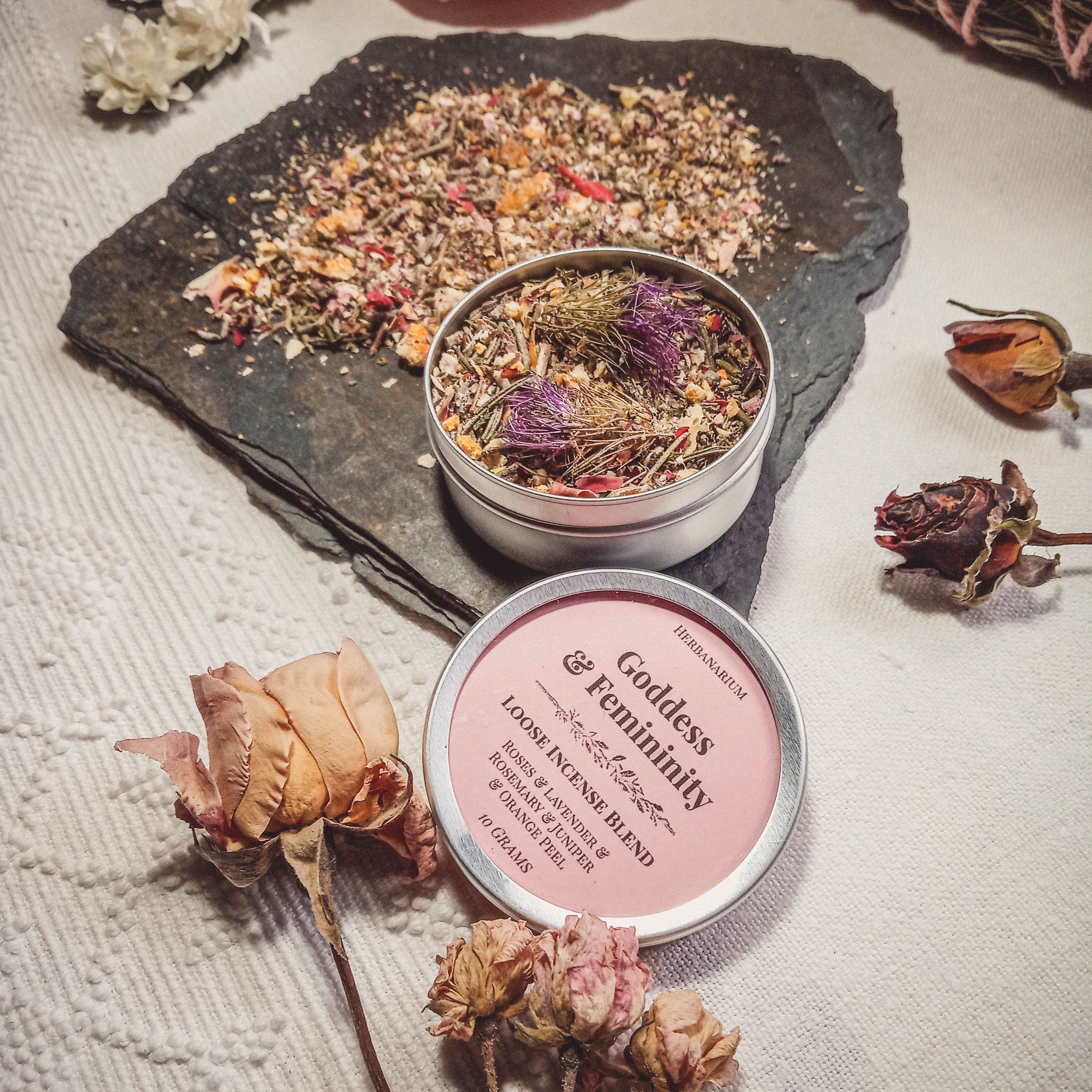 Goddess & Femininity Loose Incense Blend Herbs for Burning Etsy