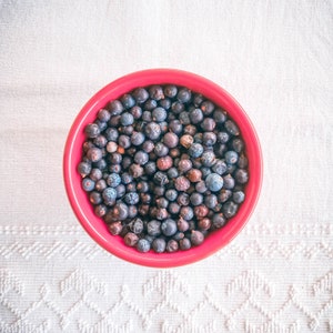 Dried Juniper berries, Juniperus communis berry - Witchcraft Supplies, Magick, Pagan Altar, Ritual, Yule Gift, Gin Spice, Christmas Present