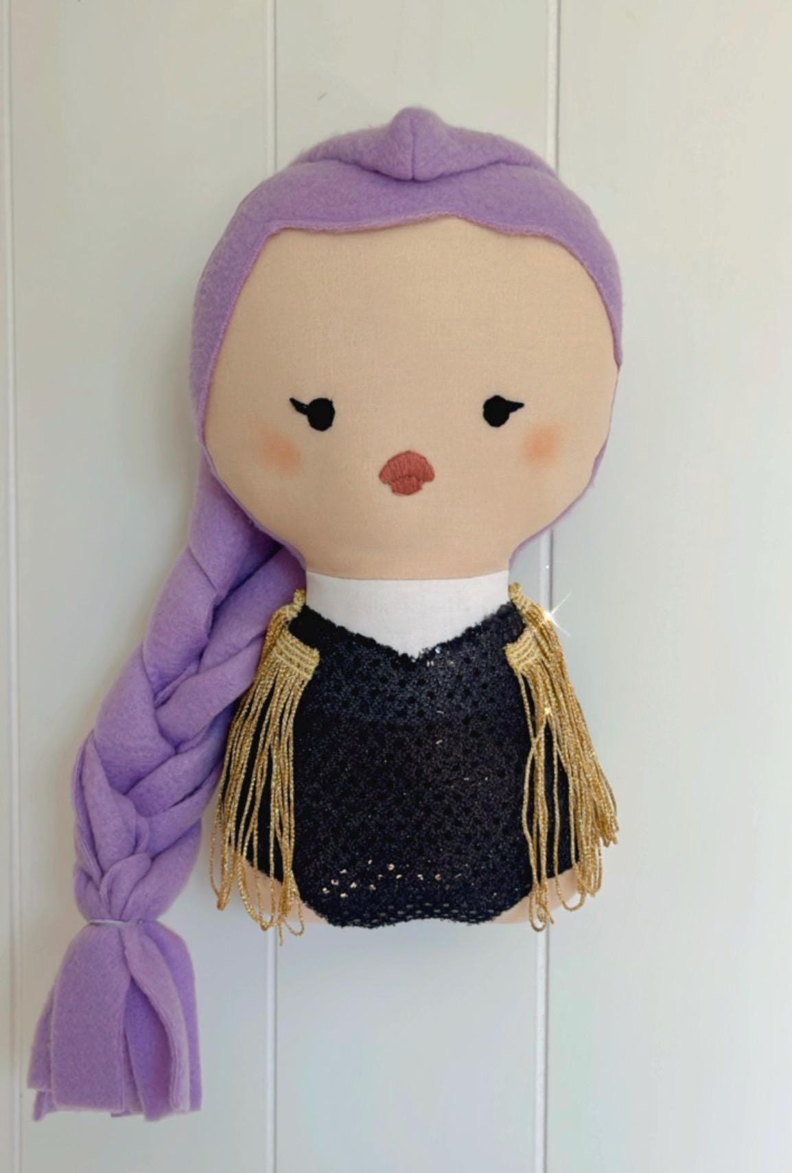 rumi☆ハンドメイドのモンスターちゃん✨アートドール K-pop Demon Hunters Doll/ Demon Hunters Rumi Doll / Rumi Plushie