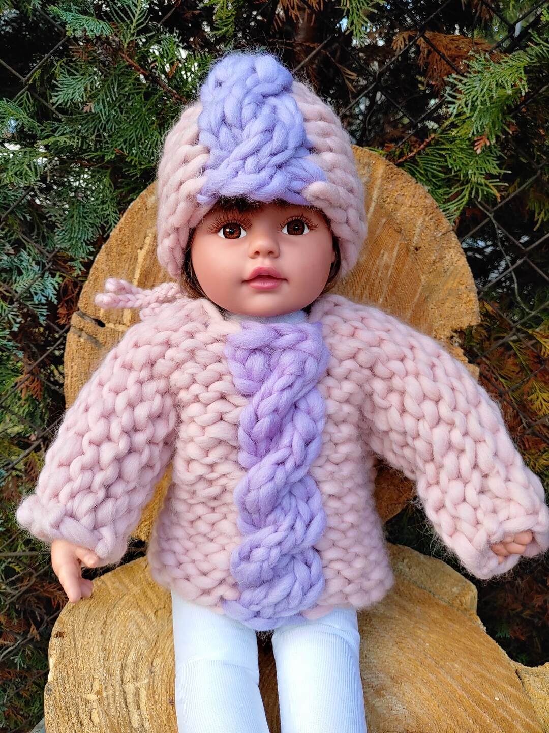 Baby Knitting Set KNITTING PATTERN Baby Giant Yarn Sweater Etsy