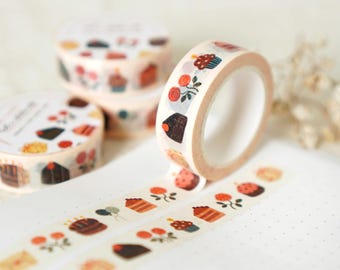 Washi Tape - Let&#39;s Celebrate | birthday washi tape, 15mm x 10m, scrapbooking, bullet journal