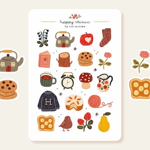 Comfort Things - stickers | Scrapbooking Stickers, Cute Stickers, Planner Stickers, Bullet Journal Stickers