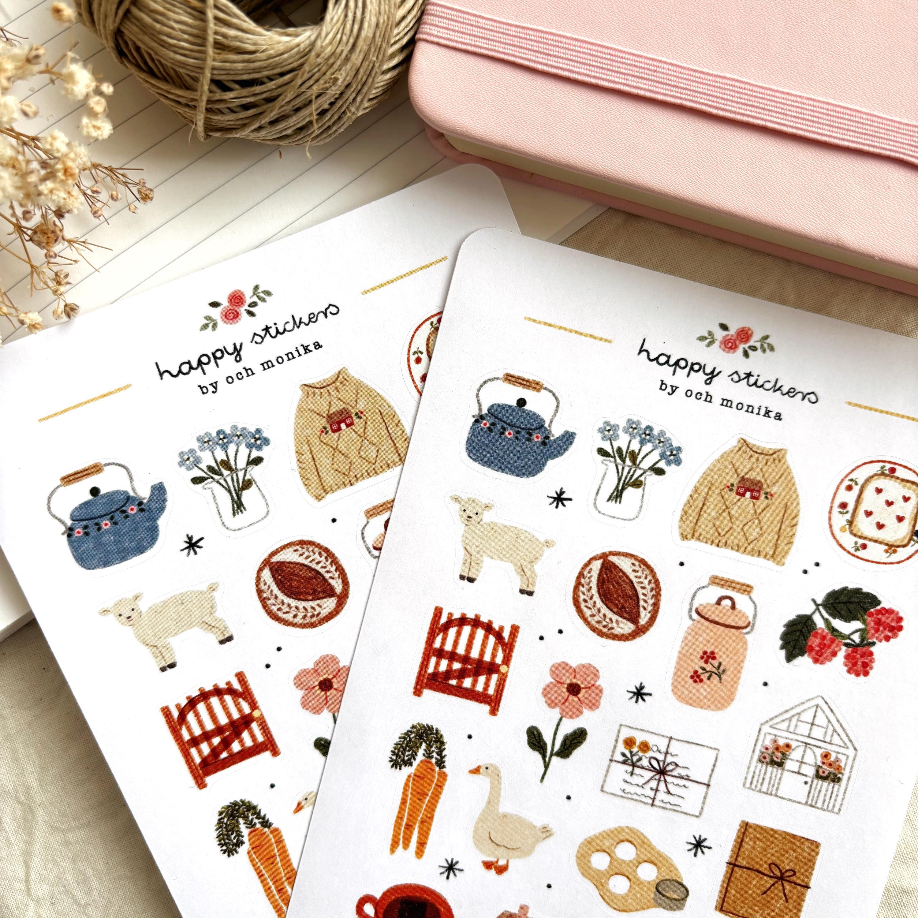 Soft Life - Stickers #79 | Cottagecore Stickers for Journals ...