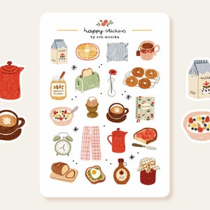 Good Morning - stickers | cute stickers, planner stickers, bullet journal stickers, scrapbook stickers