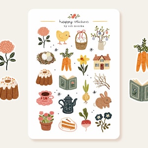 Early Spring - stickers | cute stickers, planner stickers, bullet journal stickers, scrapbook stickers
