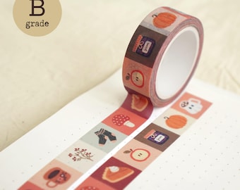 Washi Tape - Cozy Season [B-Grade] | 15mm x 10m, journal, scrapbook, planner supplies