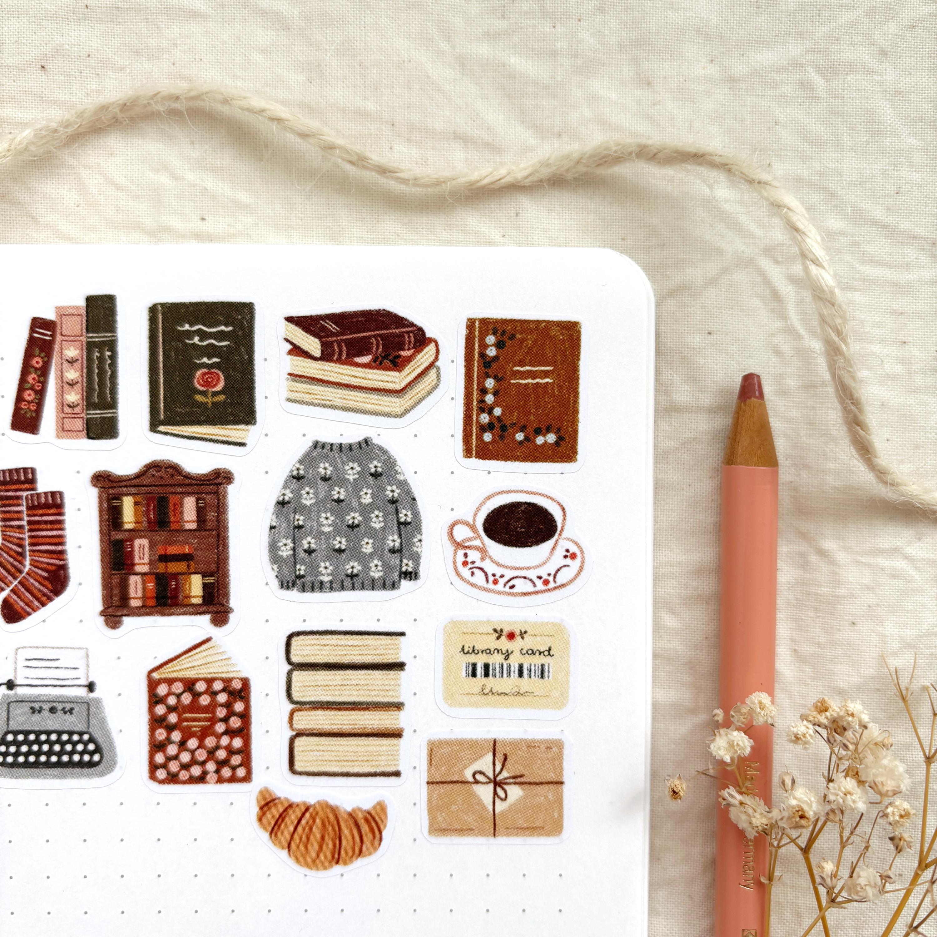 Bookish Corner - Stickers #77 | Cozy Reading, Book Lover Gifts, Journal ...