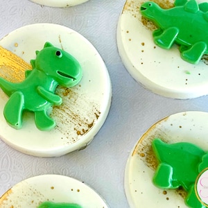 Dinosaur Birthday Party Favors | Custom Oreo Cookies | Kids | Girl | Boy | Gift Box | Easter