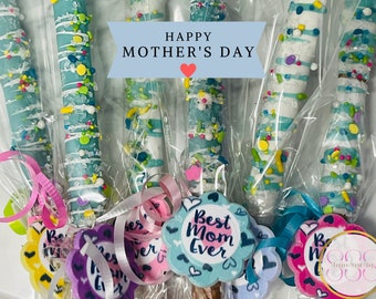 Mother's Day | Chocolate Covered Pretzels | Best Mom Ever | Cake Pops | Cakesicles | Oreo Cookie Lolipops