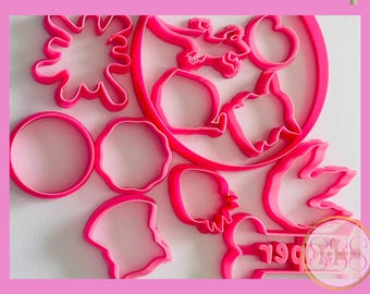 Cortadores de galletas personalizados impresos en 3D / Formas y tamaños de galletas personalizados / Fondant / Masa / Arcilla / Herramientas de repostería hechas a medida