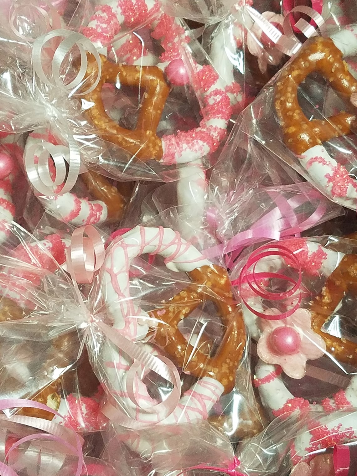 Chocolate Covered Pretzel Party Favors birthday baby shower Etsy