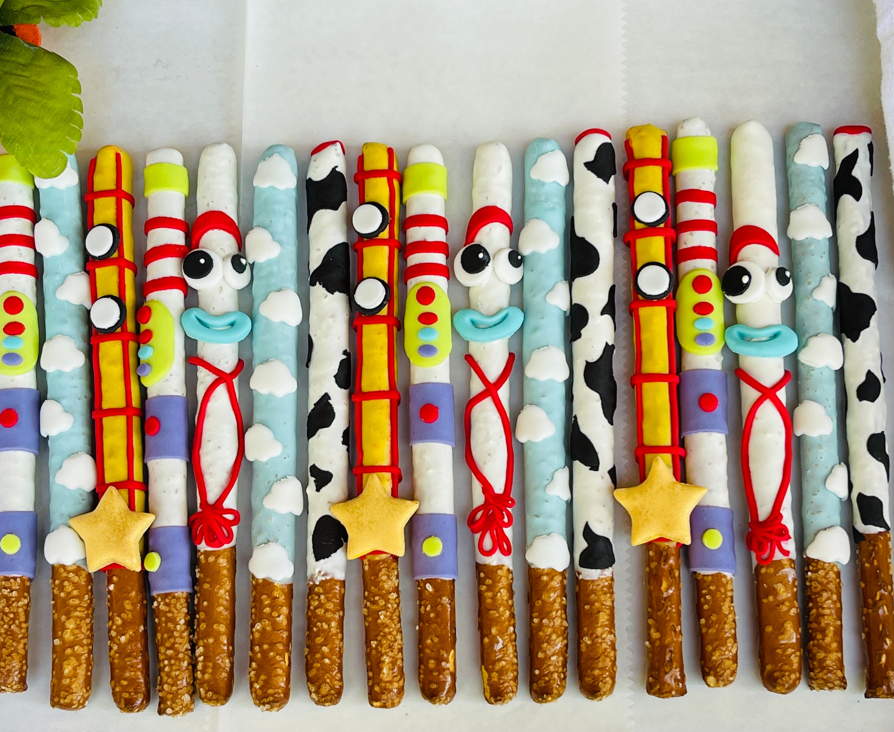 toy story pretzel rods