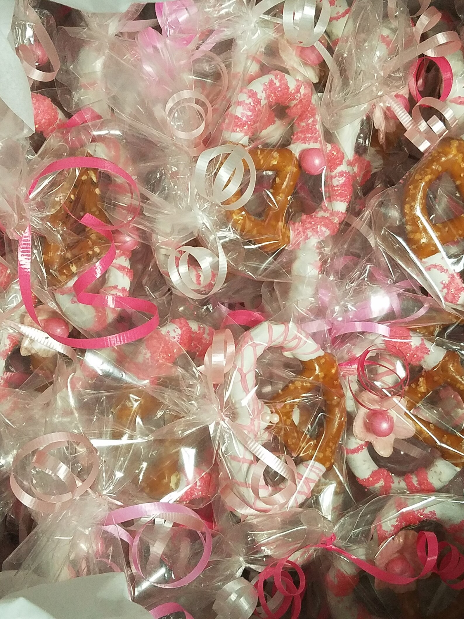 Chocolate Covered Pretzel Party Favors birthday baby shower Etsy