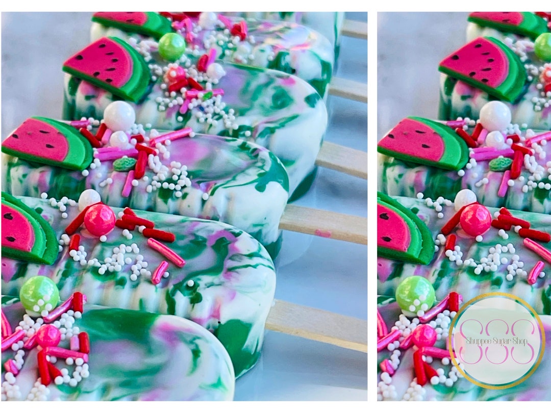 Custom Cakesicles Cake Popsicles Kids Birthday Party Favors Goodie Gift