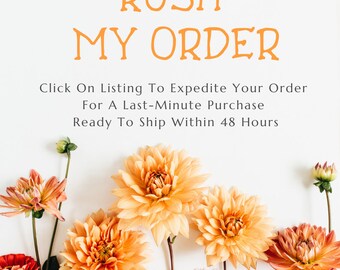Rush Order Upgrade for Cake Topper | Priority Processing | Expedited Production Add-On