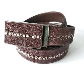 Belt Made of Genuine Phyton Snake Skin Leather 100 % Guarantee | Etsy