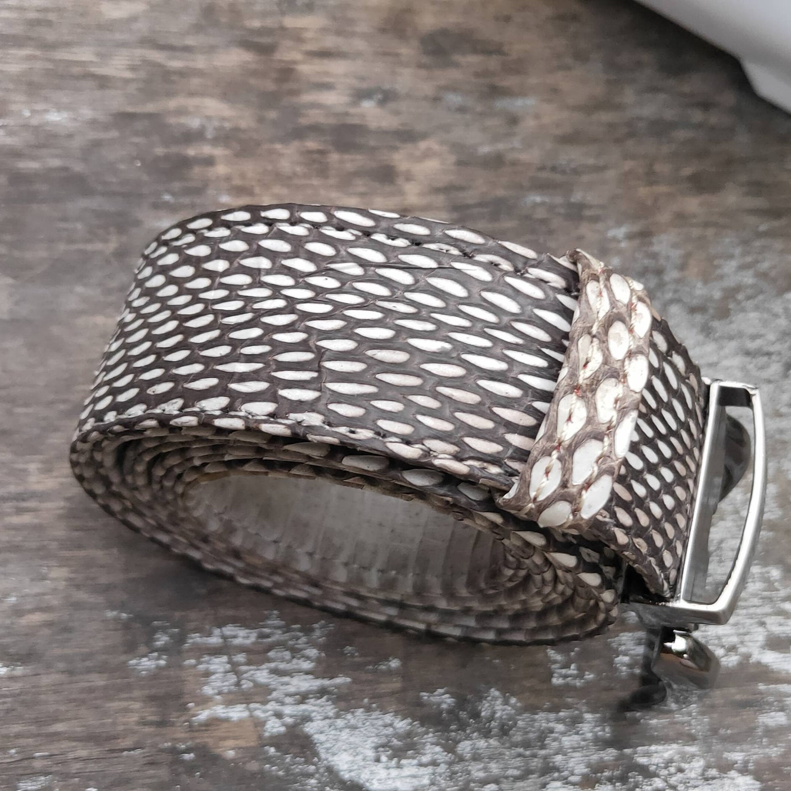 Belt Made of Genuine Cobra Snake Skin Leather 100 % Guarantee - Etsy