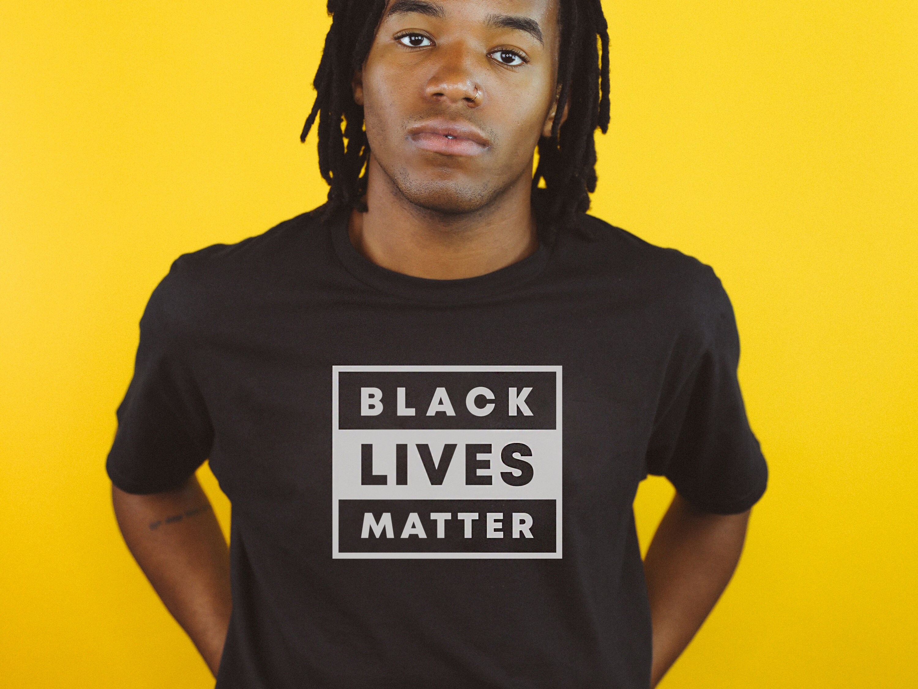Maglietta Donna Premium Con Ricamo 'I Can't Breathe' - Black Lives Matter, Vestibilità Regolare, Cotone, Original Logo Design - 2