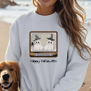 Halloween Sweatshirt Halloween Geist Sweatshirt Gruseliges Halloween Sweatshirt Halloween Gruppe Shirt Halloween Geist Sweatshirt Boho Shirt