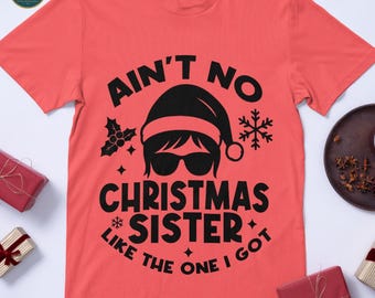 Christmas Sister SVG, Holiday Cut File for Cricut (Digital Download)