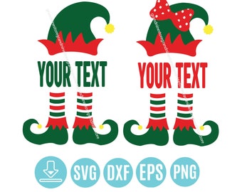 Boys And Girls Elf Svg, Most Popular Elf Svg, Christmas Svg, Elf Hat Svg, Elf Socks Svg, Cool Elf Svg, Elf Svg For Cricut&Silhouette