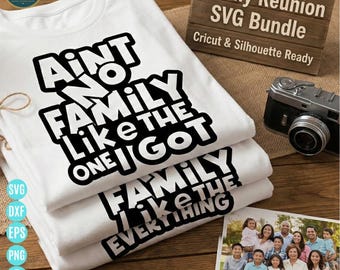 Family Reunion SVG Bundle – Funny Matching Family Shirts, Cricut & Silhouette
