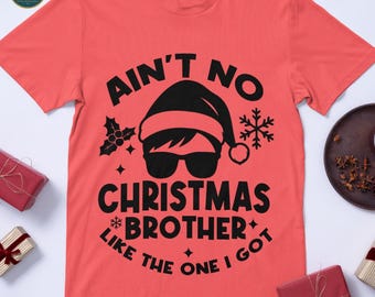 Christmas Brother SVG, Minimalist Cut File (Digital Download)