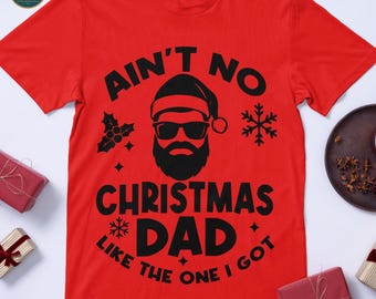 Christmas Dad SVG | Minimalist Holiday Design (Digital Download)