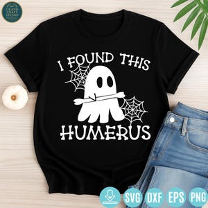 Funny Humerus Bone SVG: Anatomy Pun Cut File for Cricut & Silhouette