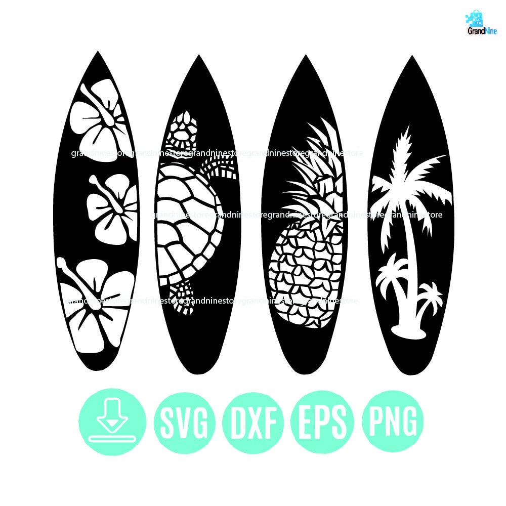 Surfing svg cut file, instant download beach surf clipart, summer surfer  design, surfboard printable vector silhouette - So Fontsy