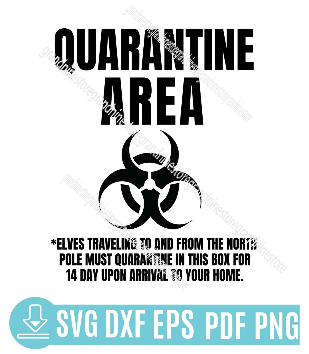 Elf Quarantine Area Christmas Elf, Elf in a Box, Elf Quarantine Area