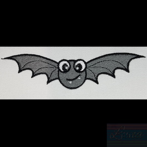 Embroidery Design, Halloween Embroidery,Halloween Bat Design, Machine Embroidery