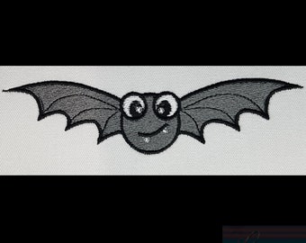 Embroidery Design, Halloween Embroidery,Halloween Bat Design, Machine Embroidery