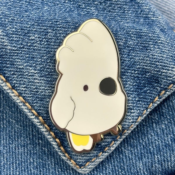 Umbrella Cockatoo Enamel Pin