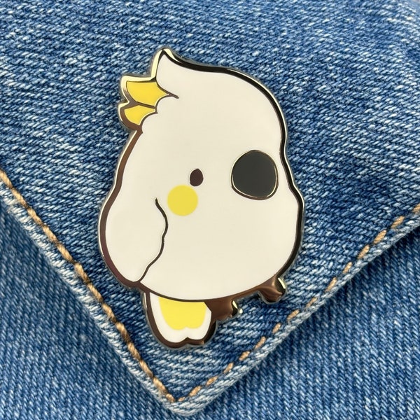 Sulphur-Crested Cockatoo Enamel Pin