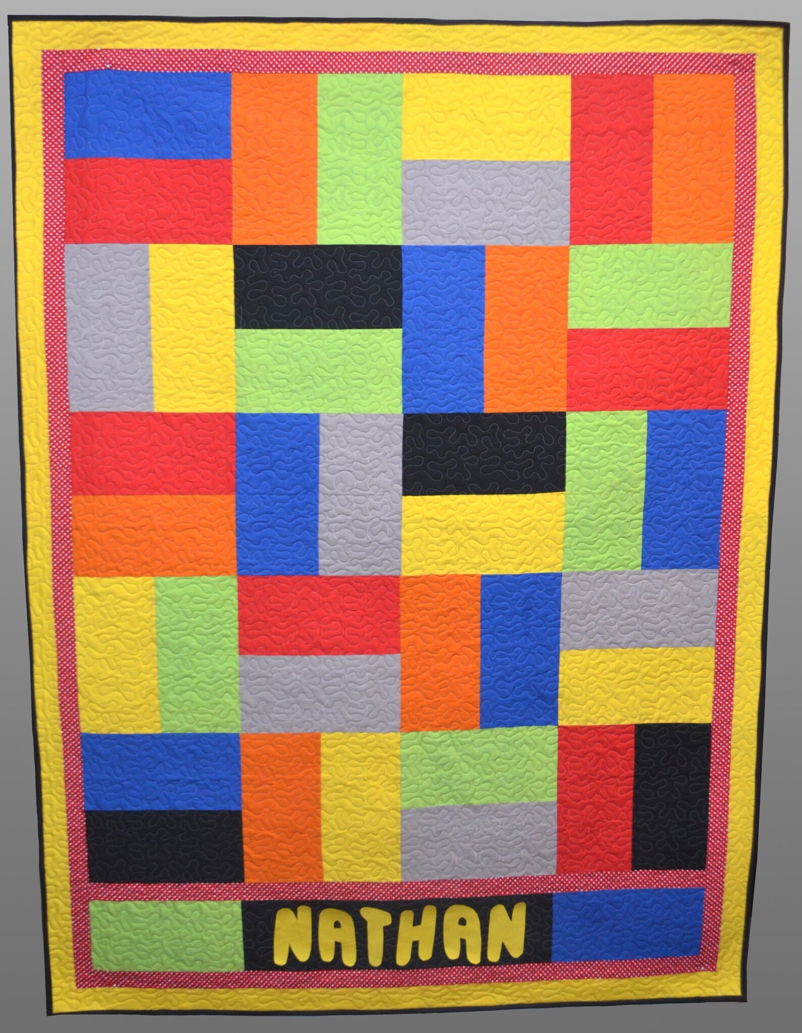 Lego Quilt Lego Personalizado Patchwork Quilt Edificio Etsy