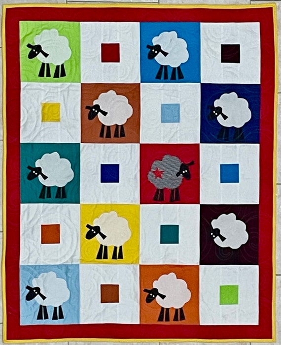 Baa baa baby sheep quilt hotsell