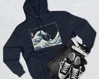 Hokusai Wave, Great Wave Sweatshirt, Great Wave off Kanagawa