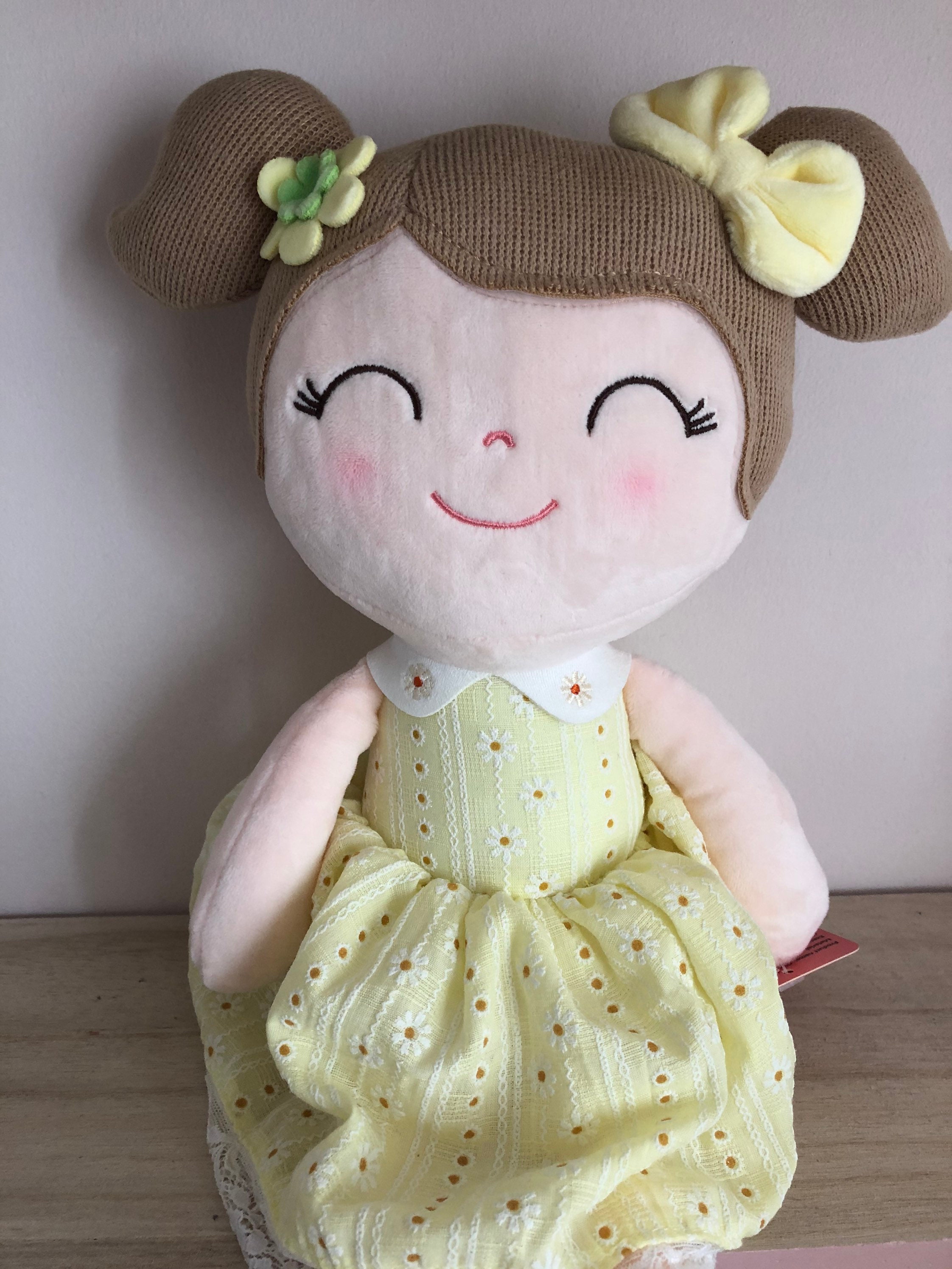 Personalised doll rag doll soft plush doll 1st birthday | Etsy