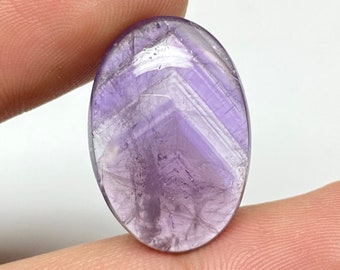 Natural Amethyst Gemstone, Amazing Quality Amethyst Cabochon For Jewelry Making. 24x16x7MM. 19.90 Carat