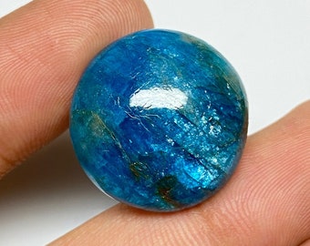 Apatite Gemstone, Natural Apatite Cabochon Gemstone, Top Quality Apatite Cabochon For Jewelry Making Loose Gemstone 21x21x8 MM.