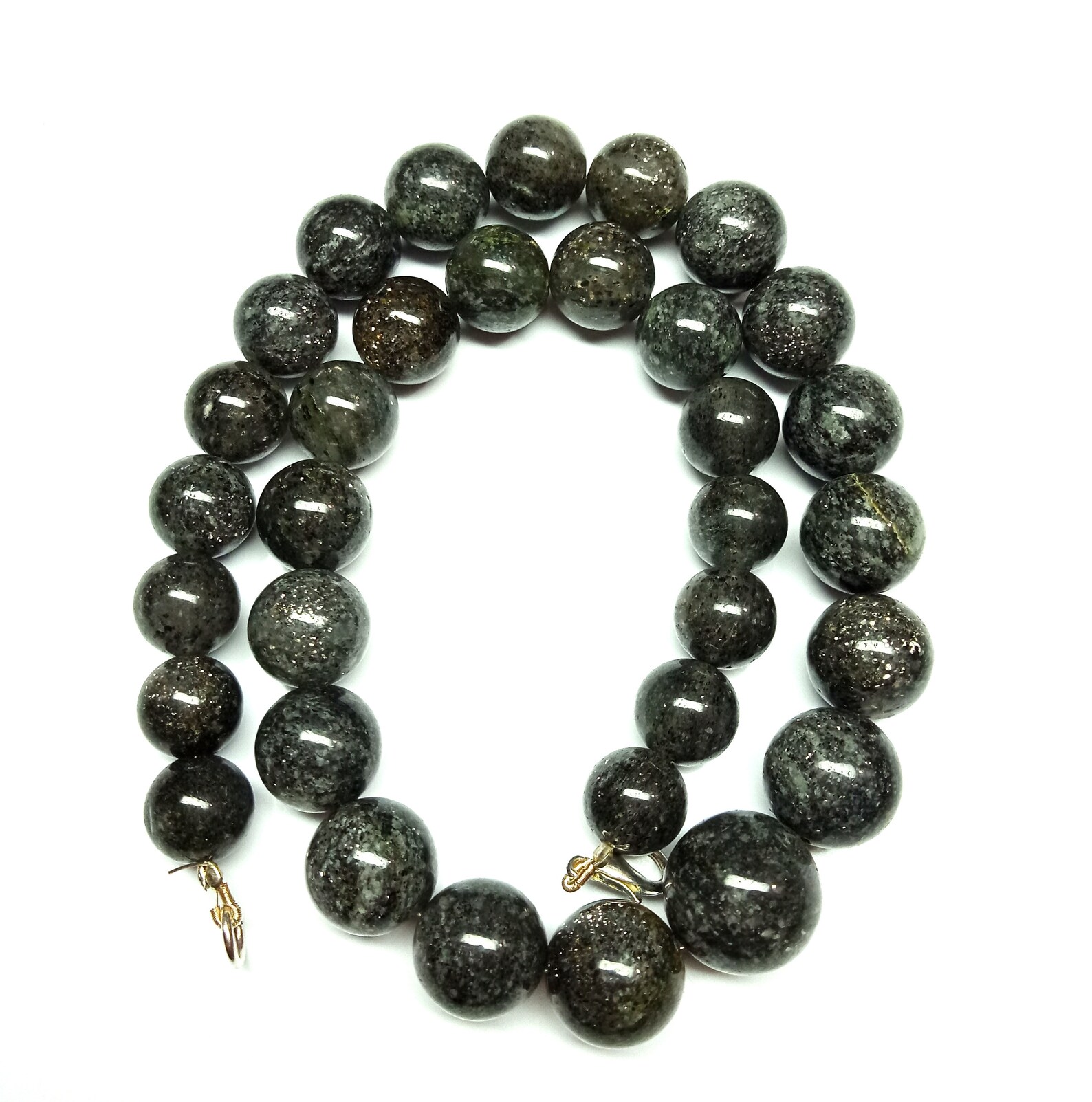 Black sunstone necklace Clearance