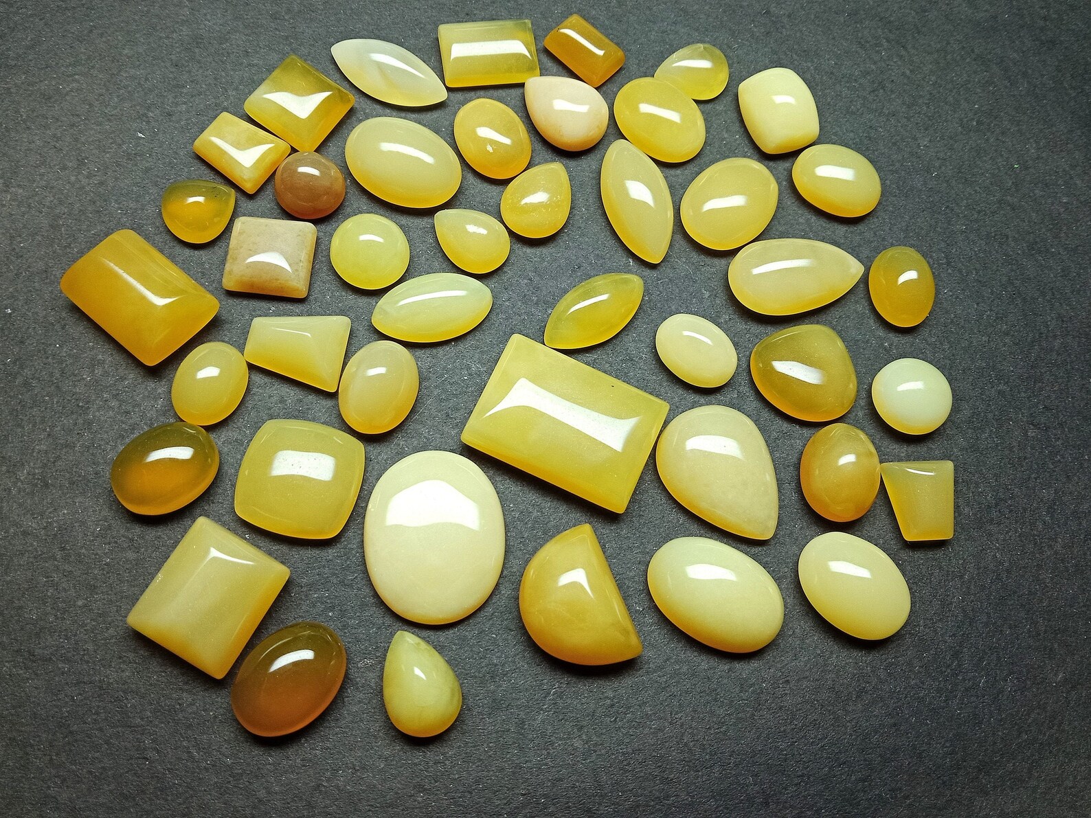 Natural Yellow Opal Cabochons Wholesale Opal Lot Natural Etsy