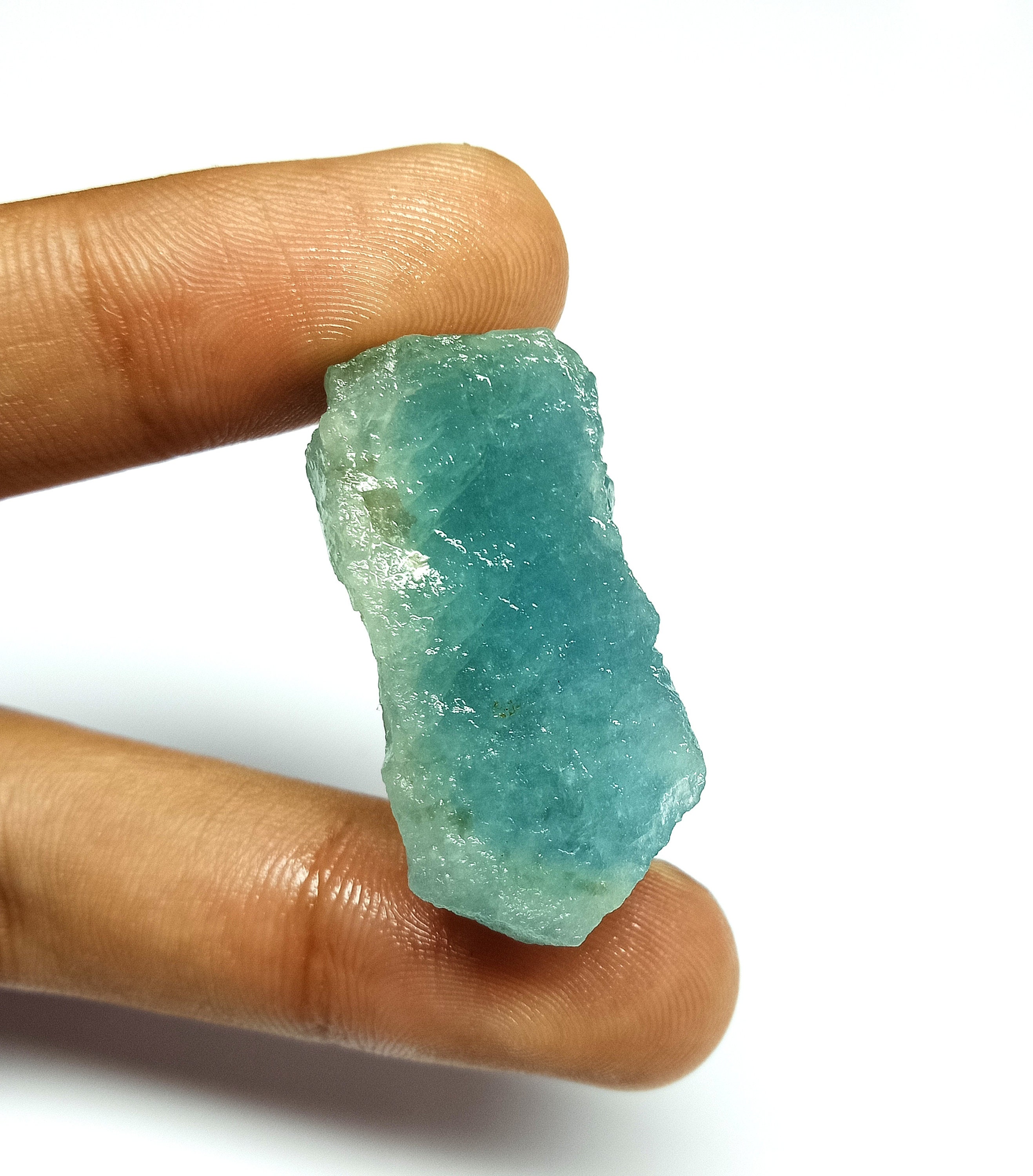 Aquamarine Gemstone Natural Aquamarine Raw Stone Aquamarine Etsy