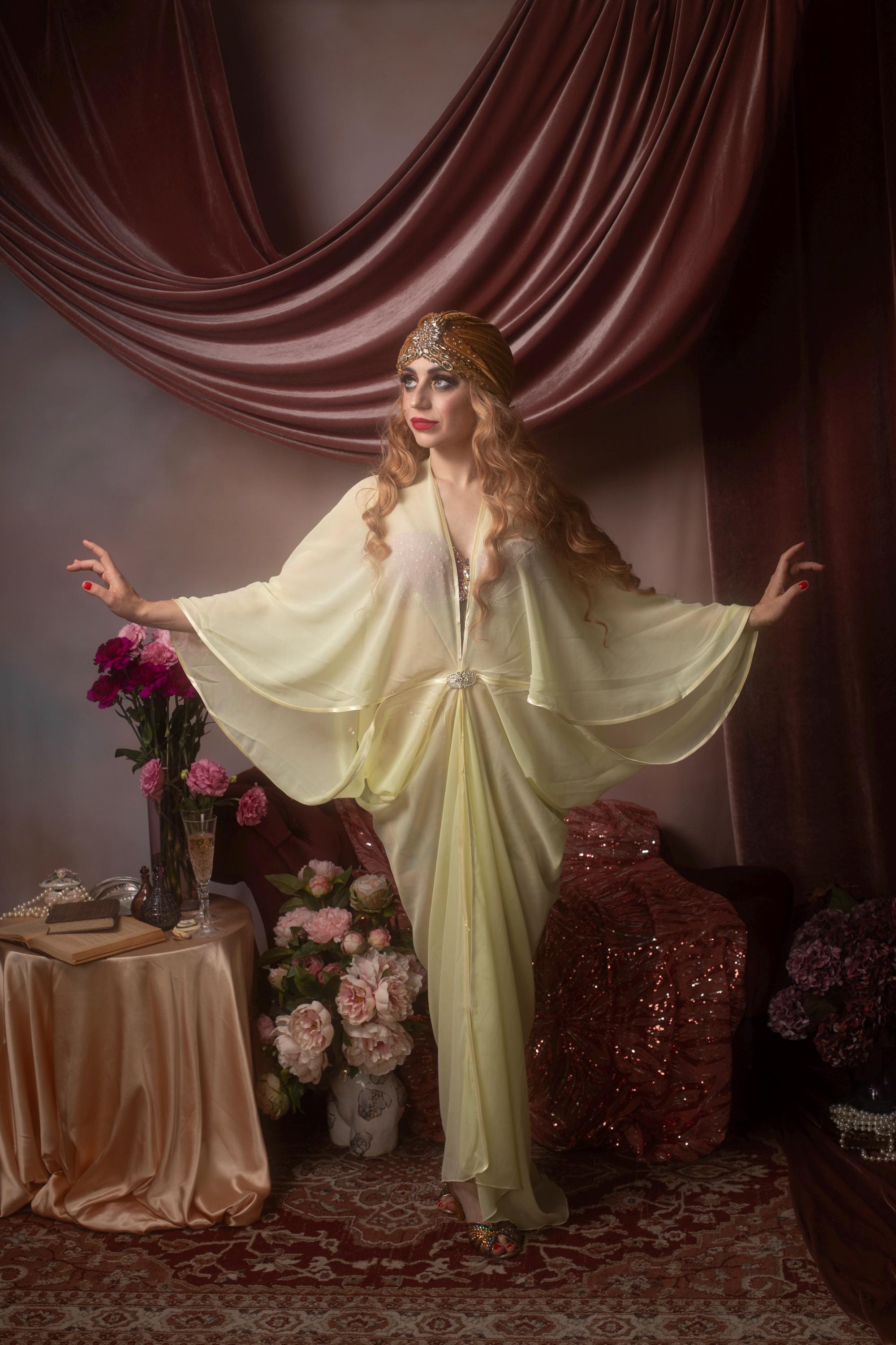 Burlesque dressing gown Italia