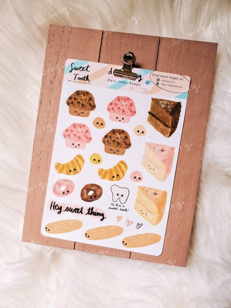 Sweet Tooth Theme Monthly Planner Sticker Kit Digital Download – Erin Floto  Designs