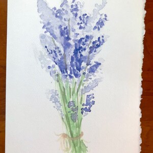 Carta Bouquet lavanda