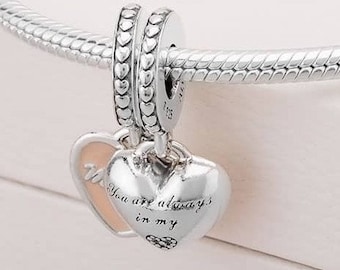 Mom Daughter Charm - Etsy UK