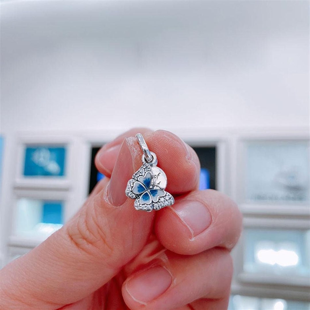 Pandora Blue Butterfly One of a 790757c01 - Etsy Denmark